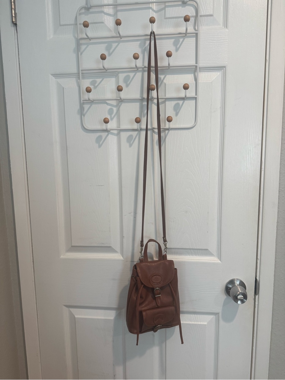 Koltov vintage brown crossbody/backpack
